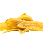 Banāni žāvēti šķēlītes, gaiši